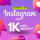 Cuenta de Instagram1K | 1000 Seguidores | IG chile | Perfiles de Instagram