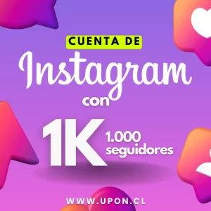 Cuenta de Instagram1K | 1000 Seguidores | IG chile | Perfiles de Instagram